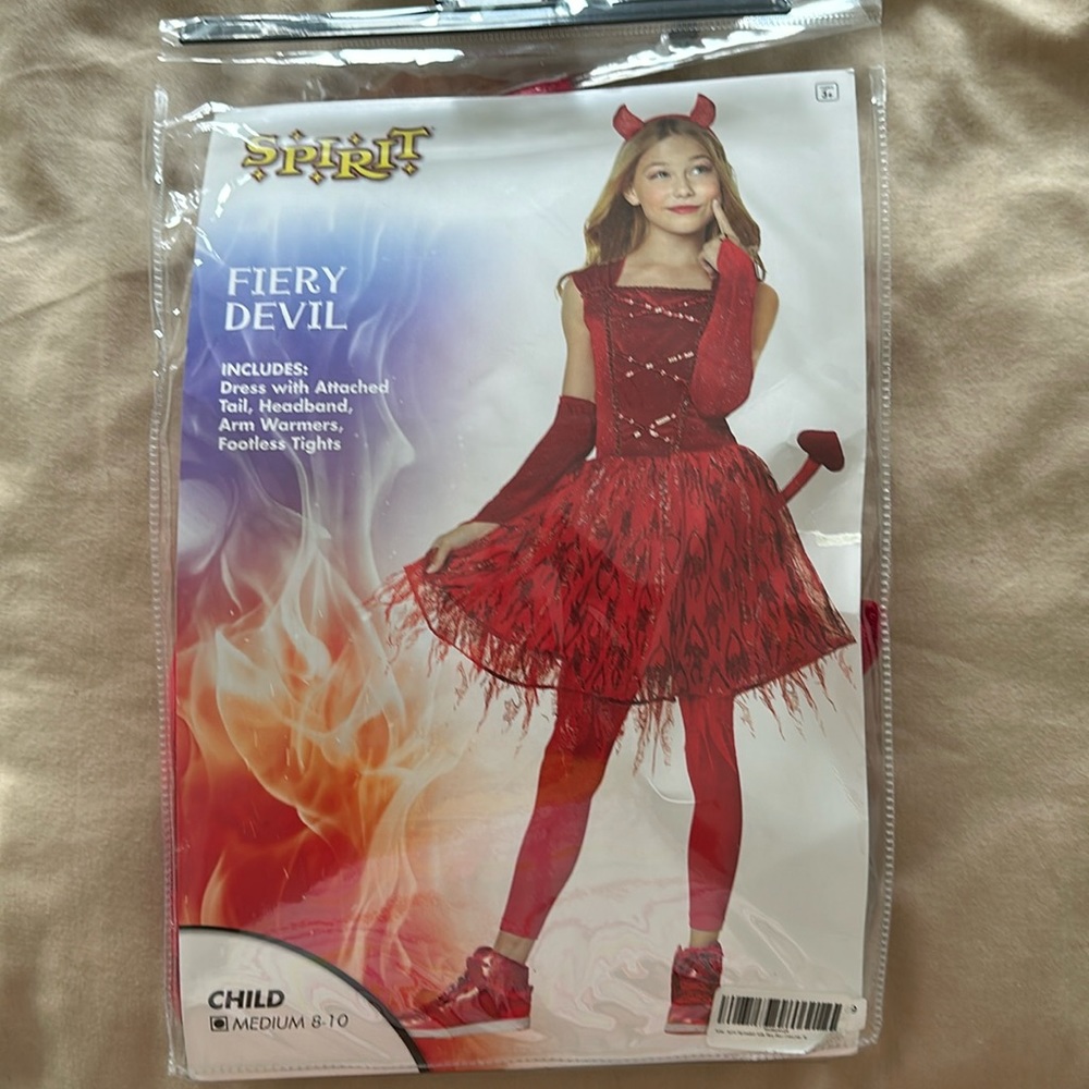Fiery devil costume